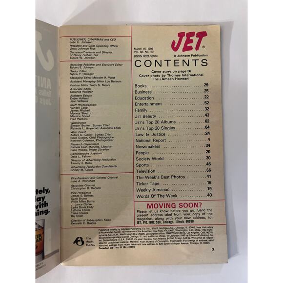 Vintage March 15, 1993 Jet Magazines - Anita Baker Joys Of Motherhood - Picture 3 of 5